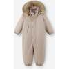 Gotland ReimaTec winter overall , Earthy Beige - Overalls - 1 - thumbnail