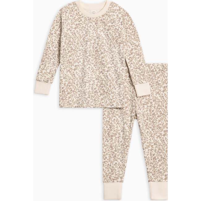 2 Piece Long Sleeve Jammie Set Aurora Floral / Purple + Mauve