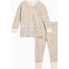 2 Piece Long Sleeve Jammie Set Aurora Floral / Purple + Mauve - Pajamas - 1 - thumbnail
