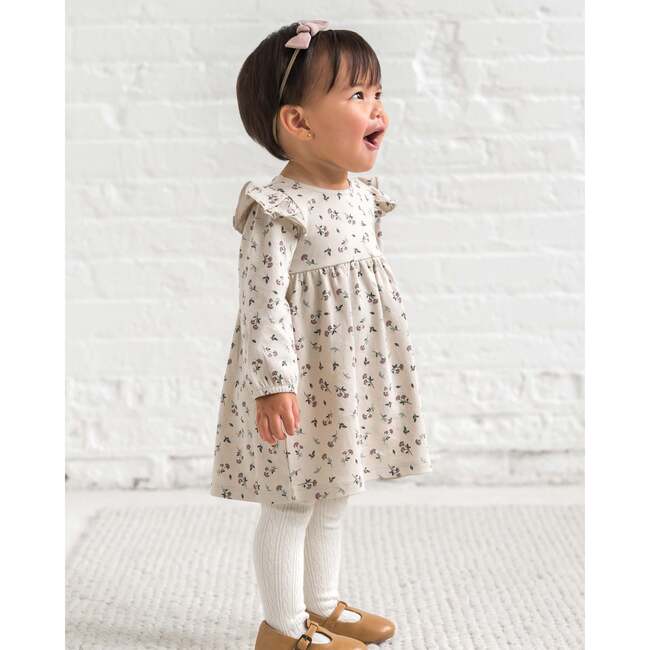 Mika Armhole Ruffle Long Sleeve Dress Betty Floral / Purple + Olive - Dresses - 4