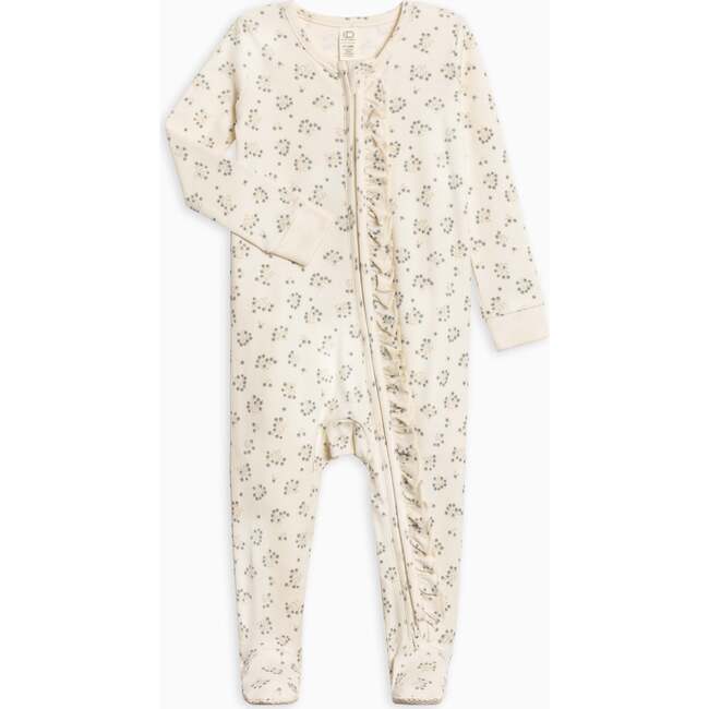 Neve Ruffle Zipper Sleeper Hayden / Denim + Mist