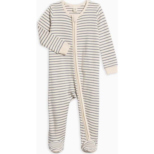 Peyton Zipper Sleeper Summit Stripe / Denim