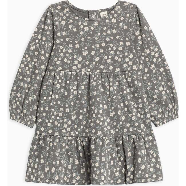 Sofia Long Sleeve Tiered Dress Bray Floral / Agave + Taupe