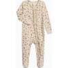 Neve Ruffle Zipper Sleeper Betty Floral / Purple + Olive - Footie Pajamas - 1 - thumbnail