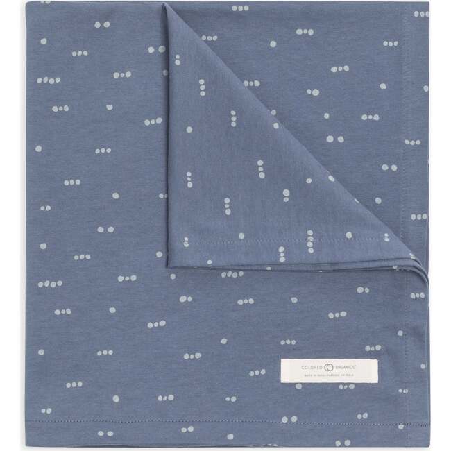Swaddle Blanket Tridot / Denim + Mist