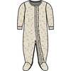 Neve Ruffle Zipper Sleeper Hayden / Denim + Mist - Footie Pajamas - 5