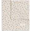 Swaddle Blanket Pamela Floral / Mist + Navy - Swaddles - 1 - thumbnail