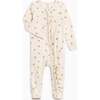 Neve Ruffle Zipper Sleeper Helen Floral / Purple + Mauve - Footie Pajamas - 1 - thumbnail