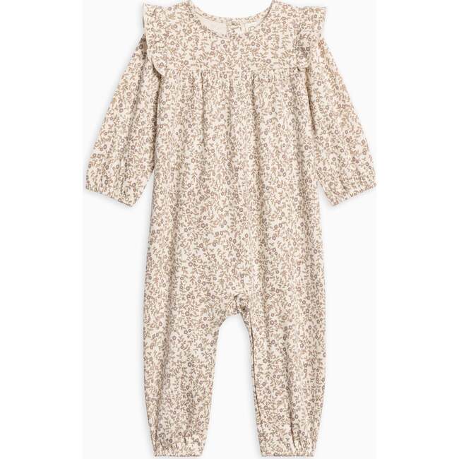 Jine Ruffle Sleeve Romper Aurora Floral / Purple + Mauve