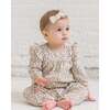 Jine Ruffle Sleeve Romper Aurora Floral / Purple + Mauve - Rompers - 2