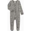 Peyton Zipper Sleeper Bray Floral / Agave + Taupe - Footie Pajamas - 1 - thumbnail