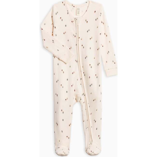 Peyton Zipper Sleeper Diamond / Cranberry + Agave