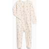 Peyton Zipper Sleeper Diamond / Cranberry + Agave - Footie Pajamas - 1 - thumbnail