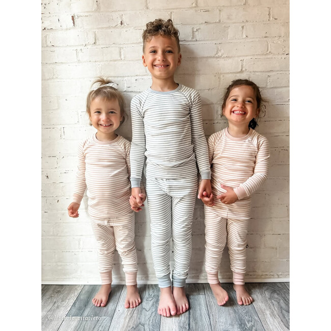 2-Piece Long Sleeve Jammie Set Ballet Stripe - Pajamas - 2
