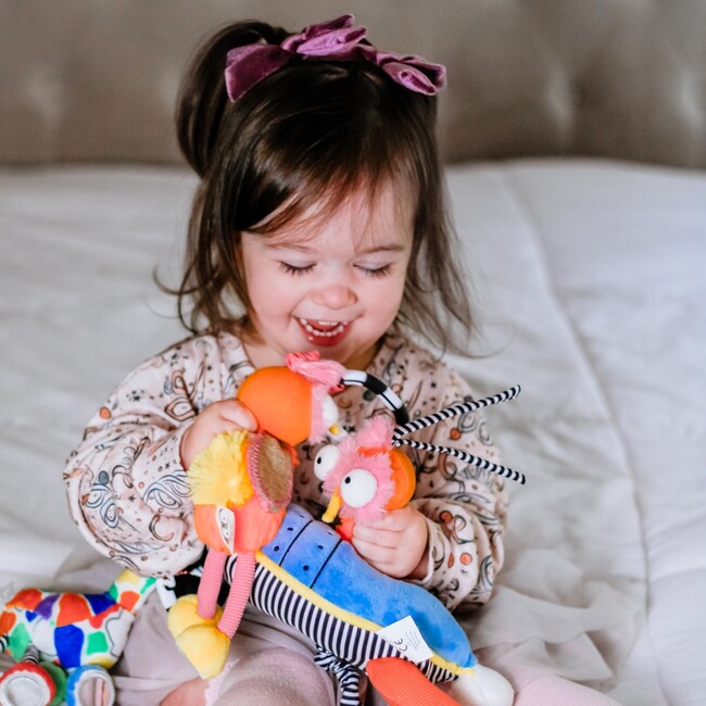 Ollie the Oddball Oddbird Rocket Ship Musical Pull Activity Toy - Plush - 2