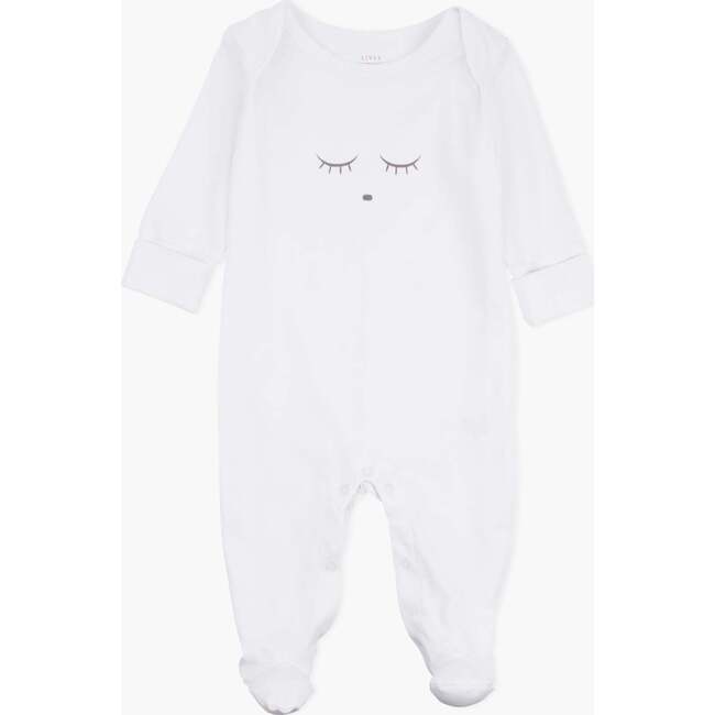 Sleeping Cutie Cover Footie White