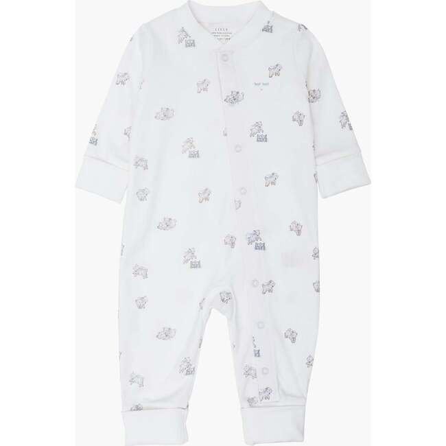 Counting Sheep Overall Blue - Rompers - 2
