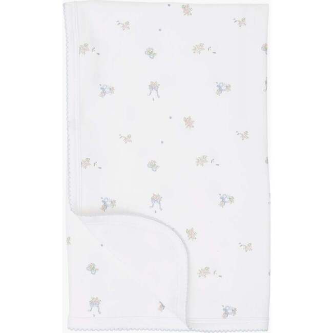 Roses And Ribbons Blanket White - Blankets - 2