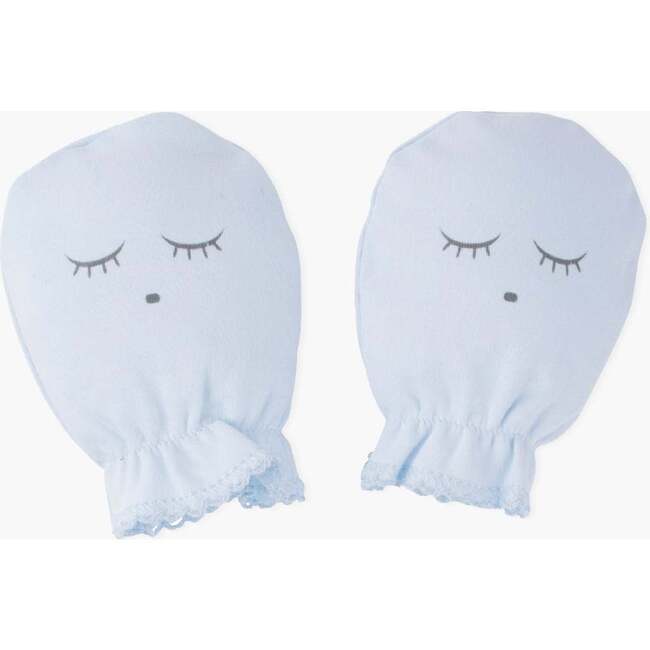 Sleeping Cutie Hand Mitt, Blue