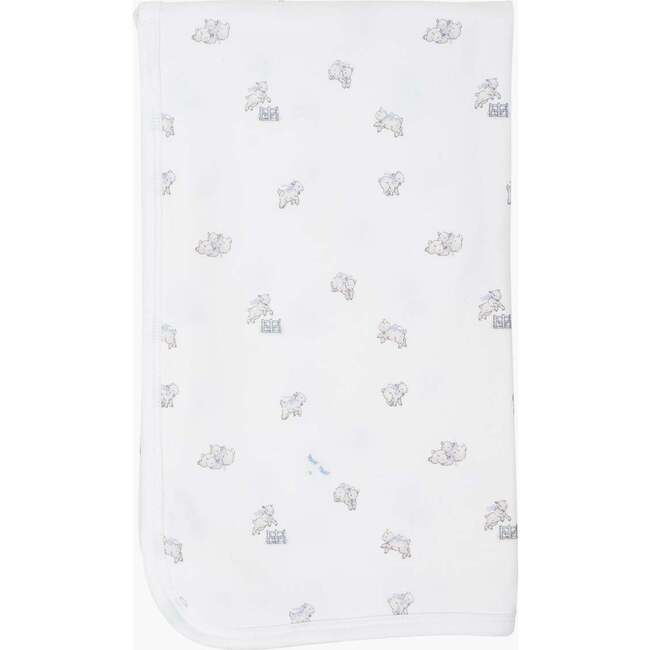 Counting Sheep Blanket Blue