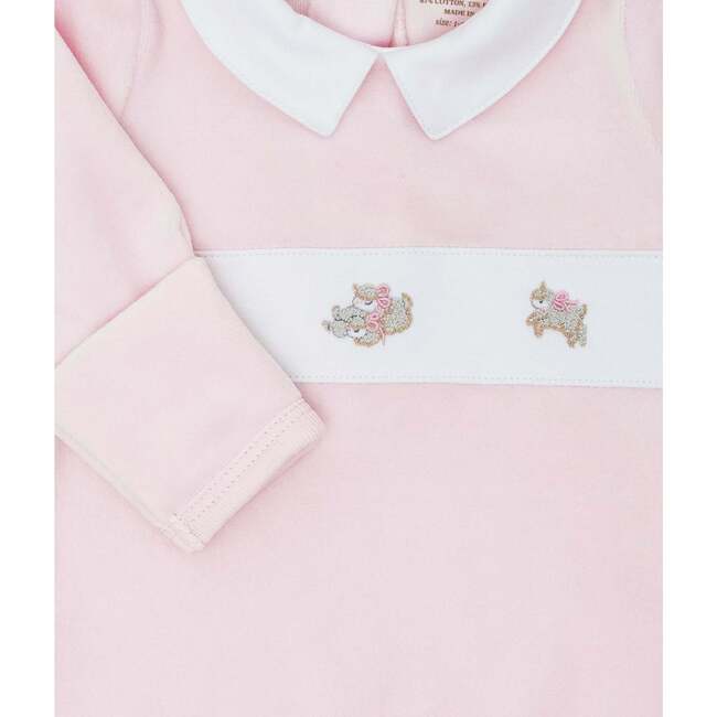 Counting Sheep Aubrey Footie Grey - Footie Pajamas - 2