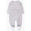 Counting Sheep Aubrey Footie Grey - Footie Pajamas - 5