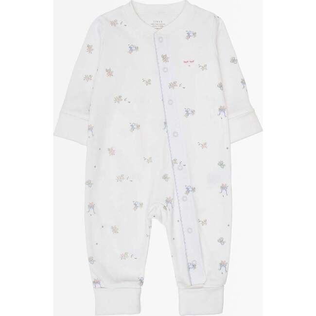 Roses And Ribbons Overall White