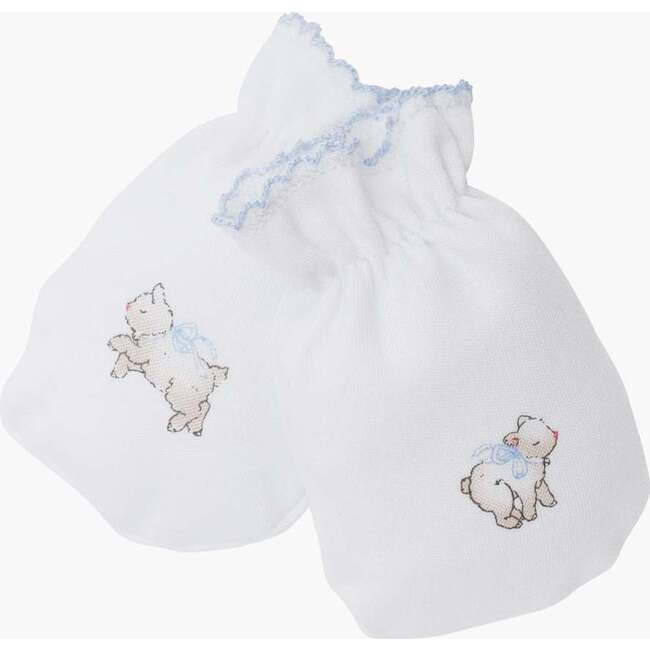 Counting Sheep Hand Mitt, Blue