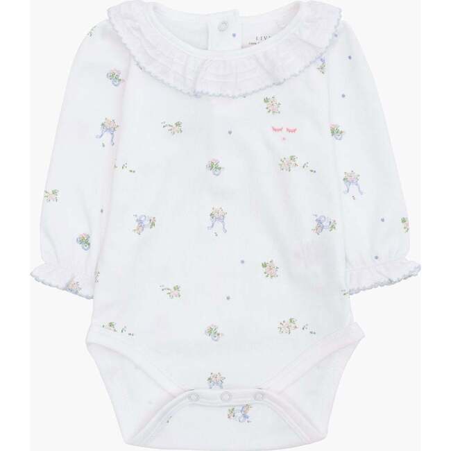 Roses And Ribbons Mary Body White