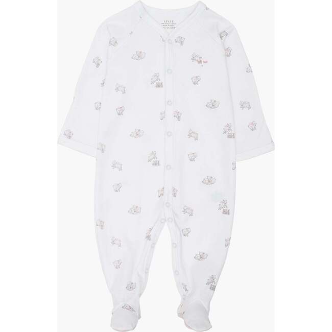 Counting Sheep Simplicity Footie Pink - Footie Pajamas - 2