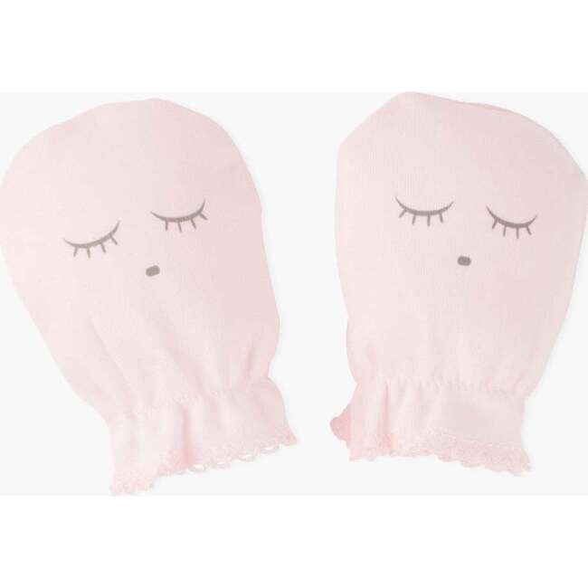 Sleeping Cutie Hand Mitts, Pink