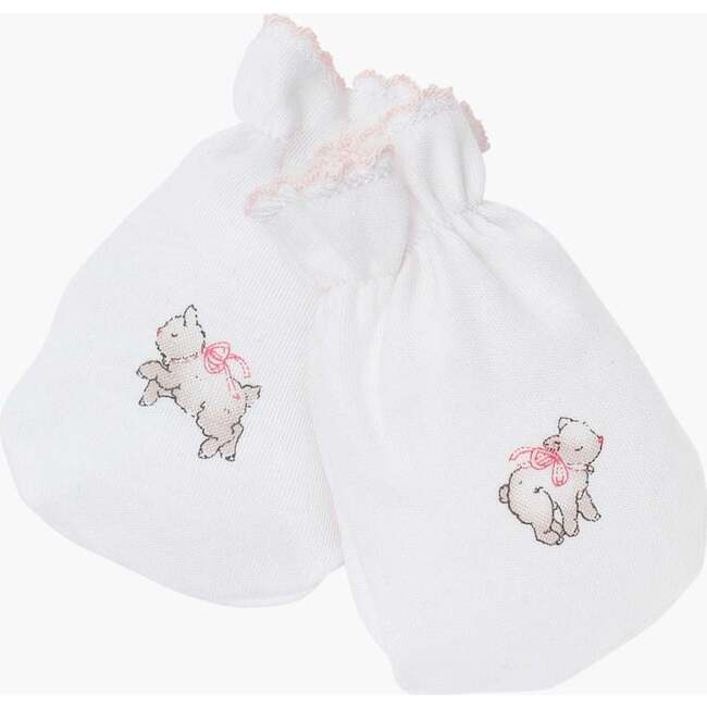 Counting Sheep Hand Mitts, Pink