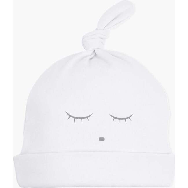 Sleeping Cutie Tossie Hat White