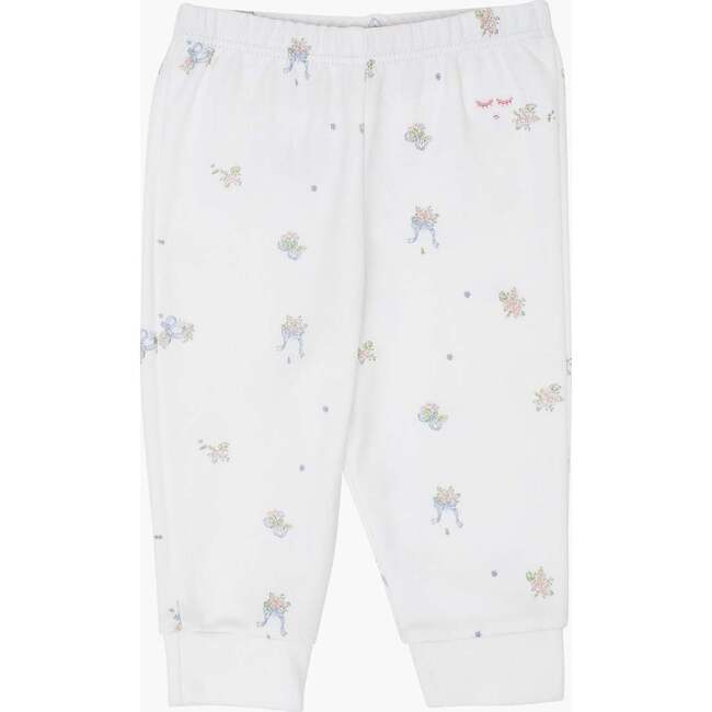 Roses And Ribbons Pants White