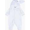 Bunny Overall White - Rompers - 1 - thumbnail