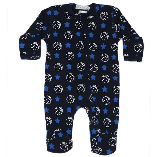 Little Mish Baby Thermal Zipper Footie, Basketball Champions