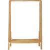 Rainbow Rattan Clothing Rack, Natural - Dressers - 1 - thumbnail