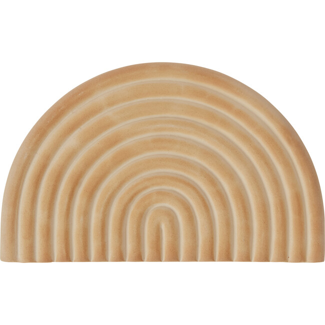 Ceramic Rainbow Tray, Beige