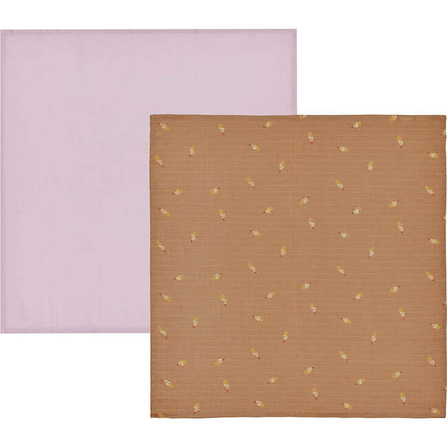 Yummy Muslin, Choko & Lavender (Pack Of 2)