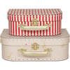 Mini Suitcase, Giraffe & Stripe (Set Of 2) - Other Accessories - 1 - thumbnail