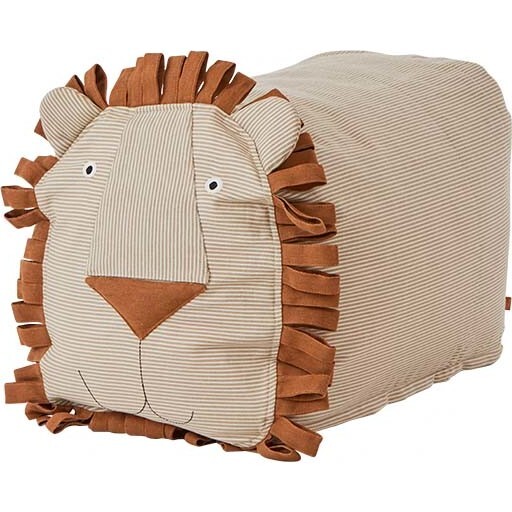 Lobo Lion Ride On Lion Beanbag, Caramel - Plush - 1
