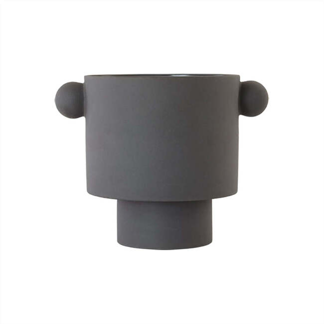Inka Large Kana Pot, Grey