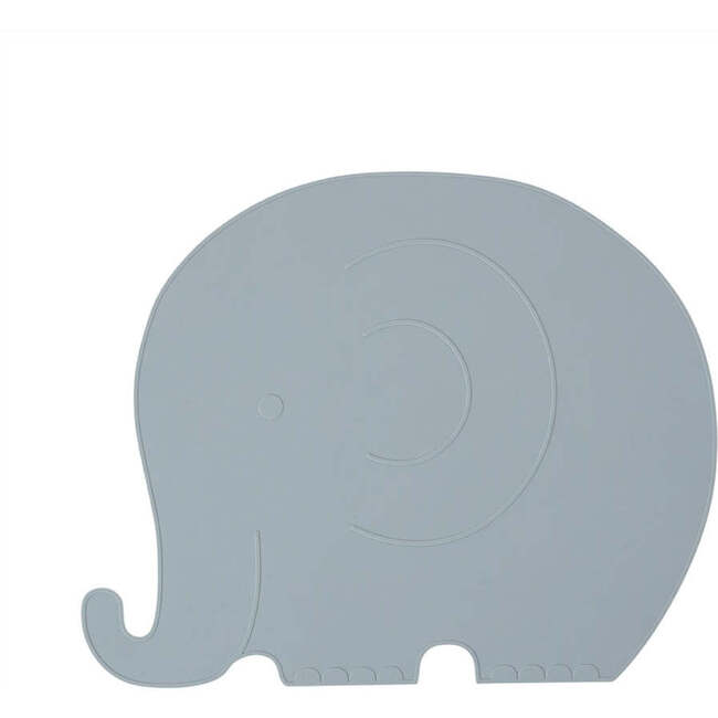 Henry Elephant Placemat, Pale Blue - Tableware - 1