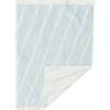 Raita Striped Mini Towel, Cloud & Ice Blue - Towels - 1 - thumbnail
