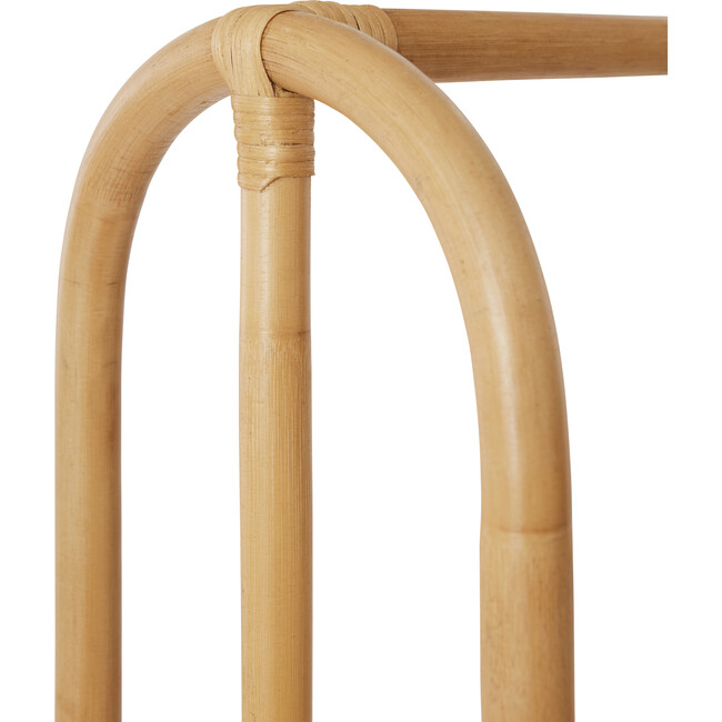 Rainbow Rattan Clothing Rack, Natural - Dressers - 5