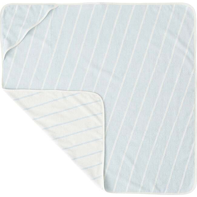 Raita Hooded Towel, Cloud & Ice Blue