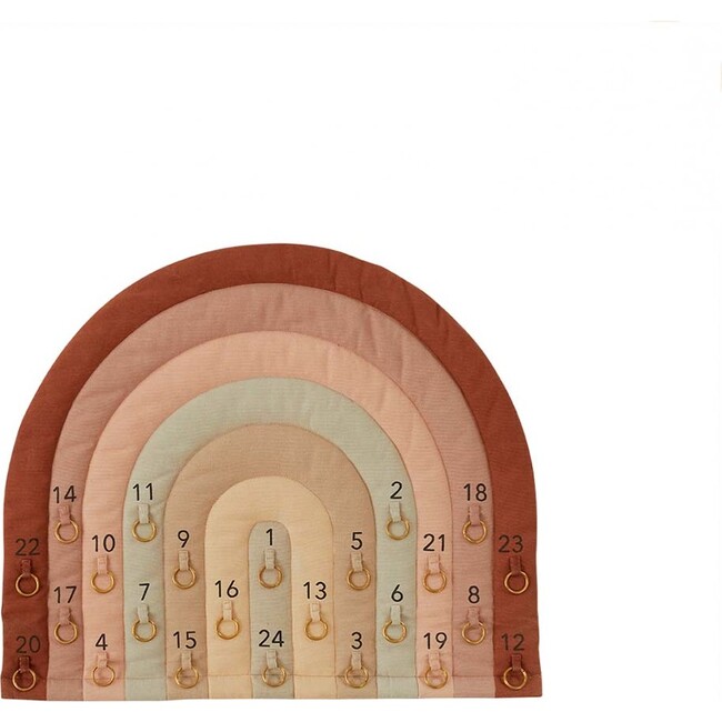 Rainbow Christmas Calendar, Brown