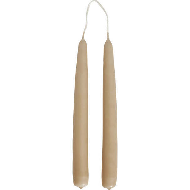 Fukai Small Candle Set, Camel (Pack Of 2) - Candles - 1