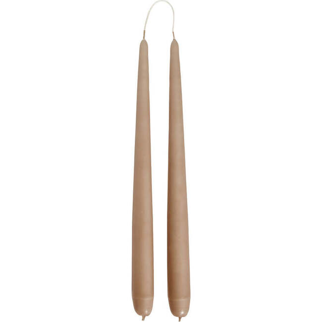 Fukai Large Candle Set, Latte (Pack Of 2) - Candles - 1