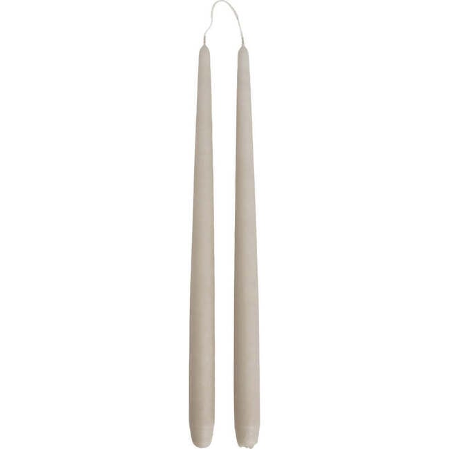 Fukai Large Candle Set, Clay (Pack Of 2) - Candles - 1